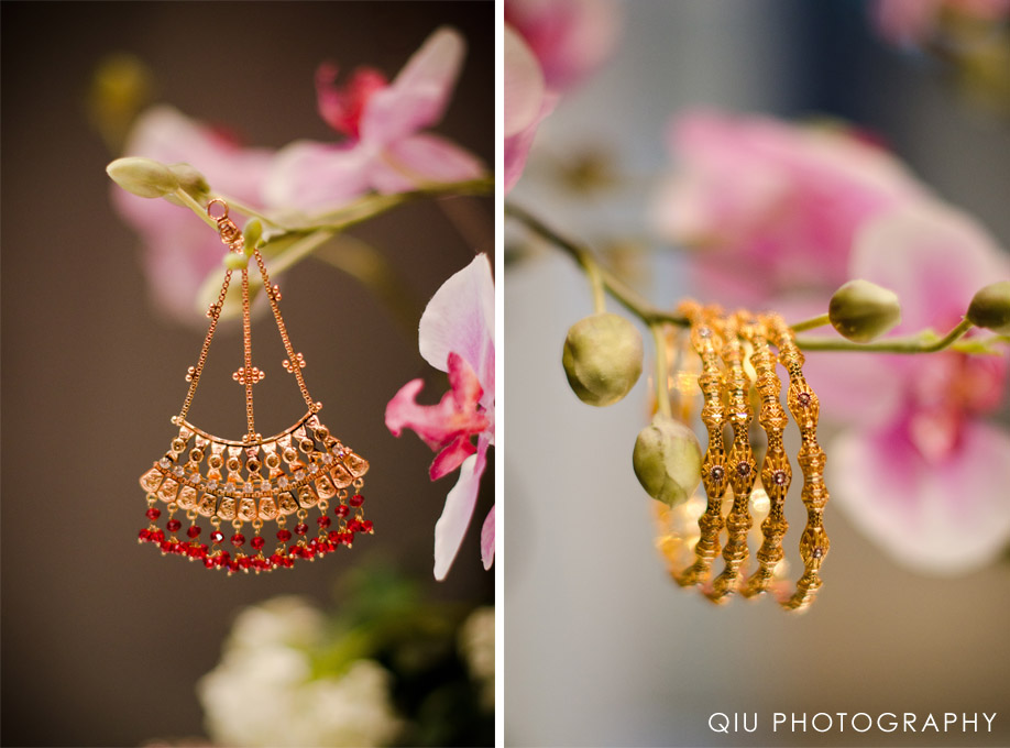 3. Bride's gold bangles at Shirley Wu Beauty Concepts