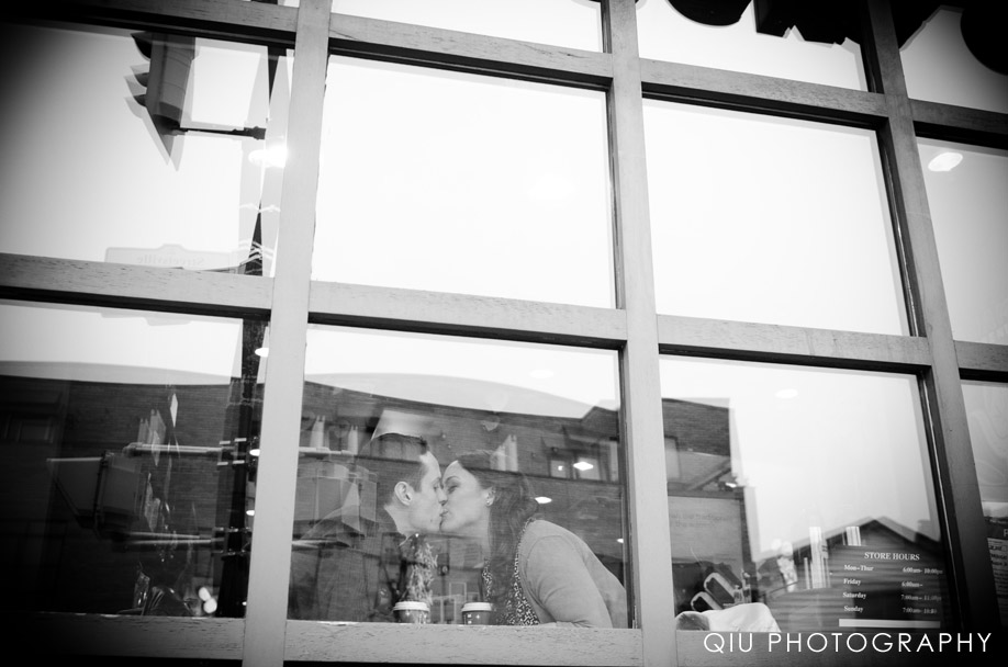 4. Streetsville Starbucks Engagement Photo