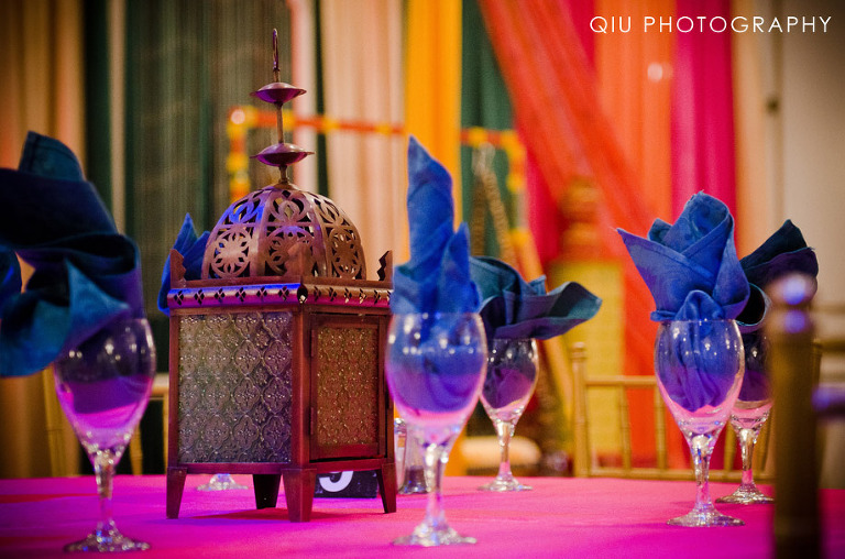 2. Roma's Hospitality Centre Wedding Mehndi Table